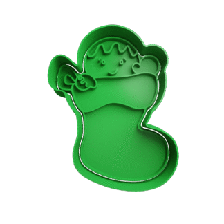 Galleta De Jengibre En Bota De Navidad Cortante Para Galletitas