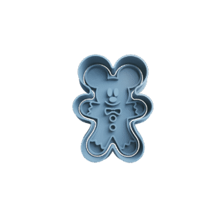 Mickey Mouse Jengibre Mini Navidad Cortante Para Galletitas