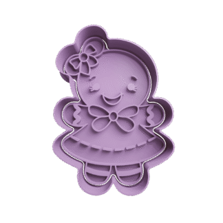 Galleta De Jengibre Niña Cortante Para Galletitas 4
