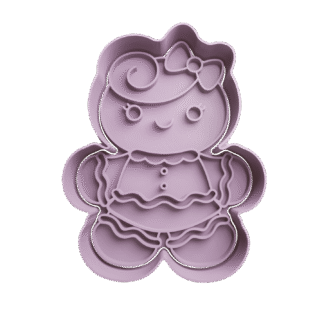 Galleta De Jengibre Niña Cortante Para Galletitas 5
