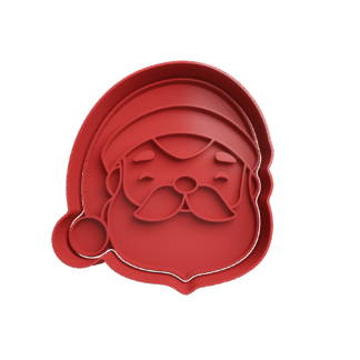 Cabeza Papa Noel De Navidad Cortante Para Galletitas 4