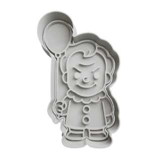 Payaso Pennywise Halloween Cortante Para Galletitas