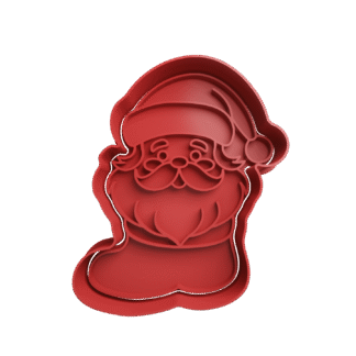 Papa Noel En Bota De Navidad Cortante para Galletitas