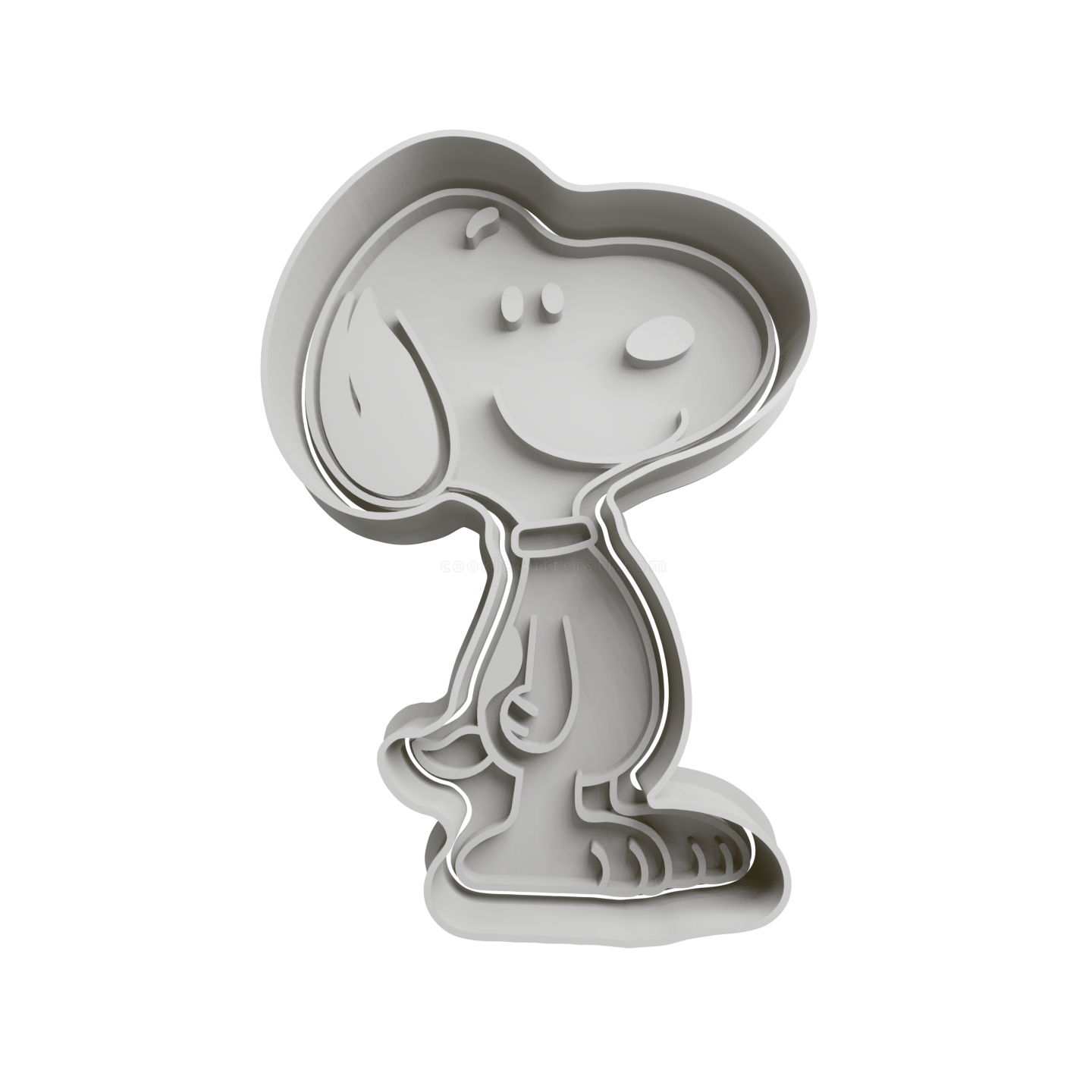 Snoopy Parado Cortante Para Galletitas 2 1 Cortantes Para Galletitas Snoopy Parado Cortante Para Galletitas 2