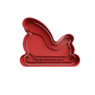 Trineo De Papa Noel Navidad Cortante Para Galletitas