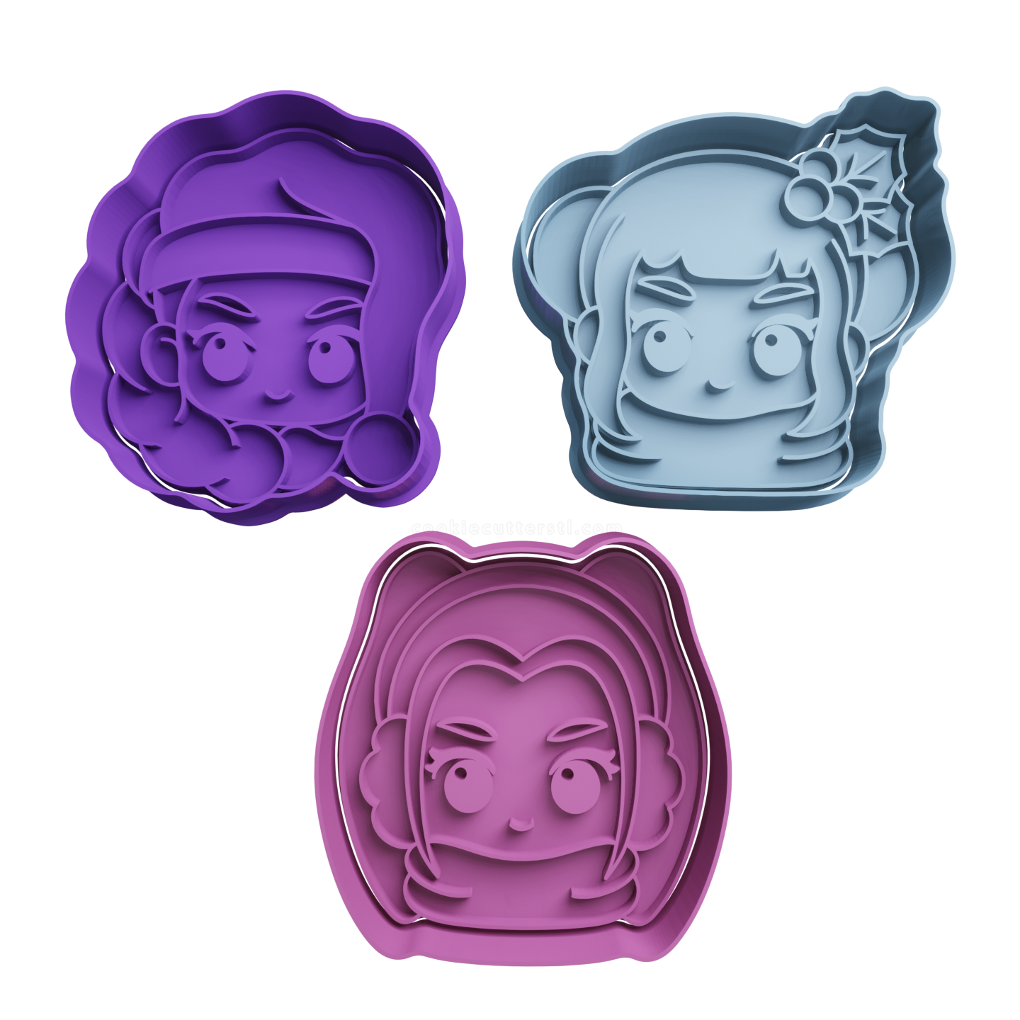 Set Guerreras Kpop Navidad Cortantes Para Galletitas 1 Cortantes Para Galletitas Set Guerreras Kpop Navidad Cortantes Para Galletitas
