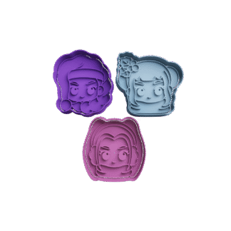 Set Guerreras Kpop Mini Cortantes Para Galletitas