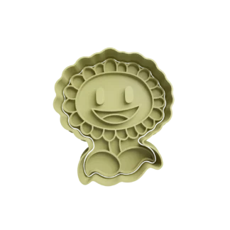 Girasol de Plantas vs Zombies Cortante Para Galletitas 2