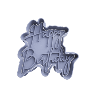 Happy Birthday Cortante Para Galletitas