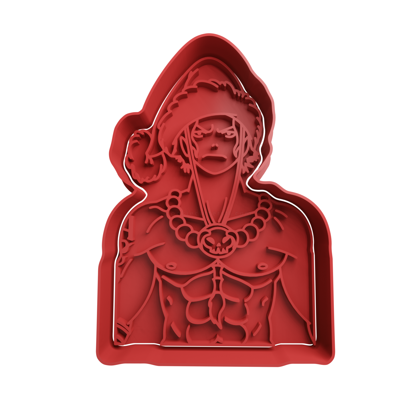 Luffy De Navidad One Piece Cortante Para Galletitas 1 Cortantes Para Galletitas Luffy De Navidad One Piece Cortante Para Galletitas