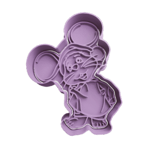 Topo Gigio Pijama Cortante Para Galletitas