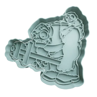 Zombie Gargantua De Plantas vs Zombies Cortante Para Galletitas