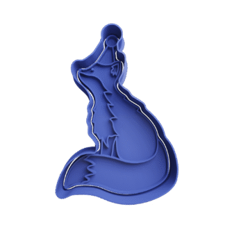 Zorro Con Gorro De Cumpleaños Cortante Para Galletitas