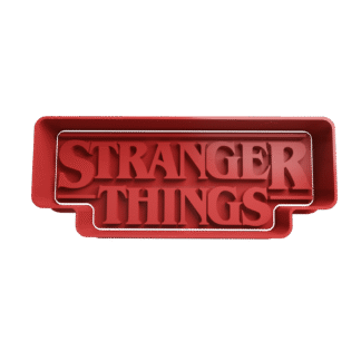 Stranger Things Logo Cortante Para Galletitas