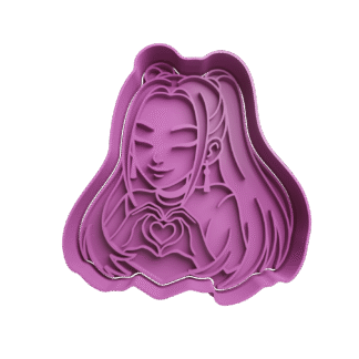 Mira Guerreras Kpop Cortante para Galletitas 3