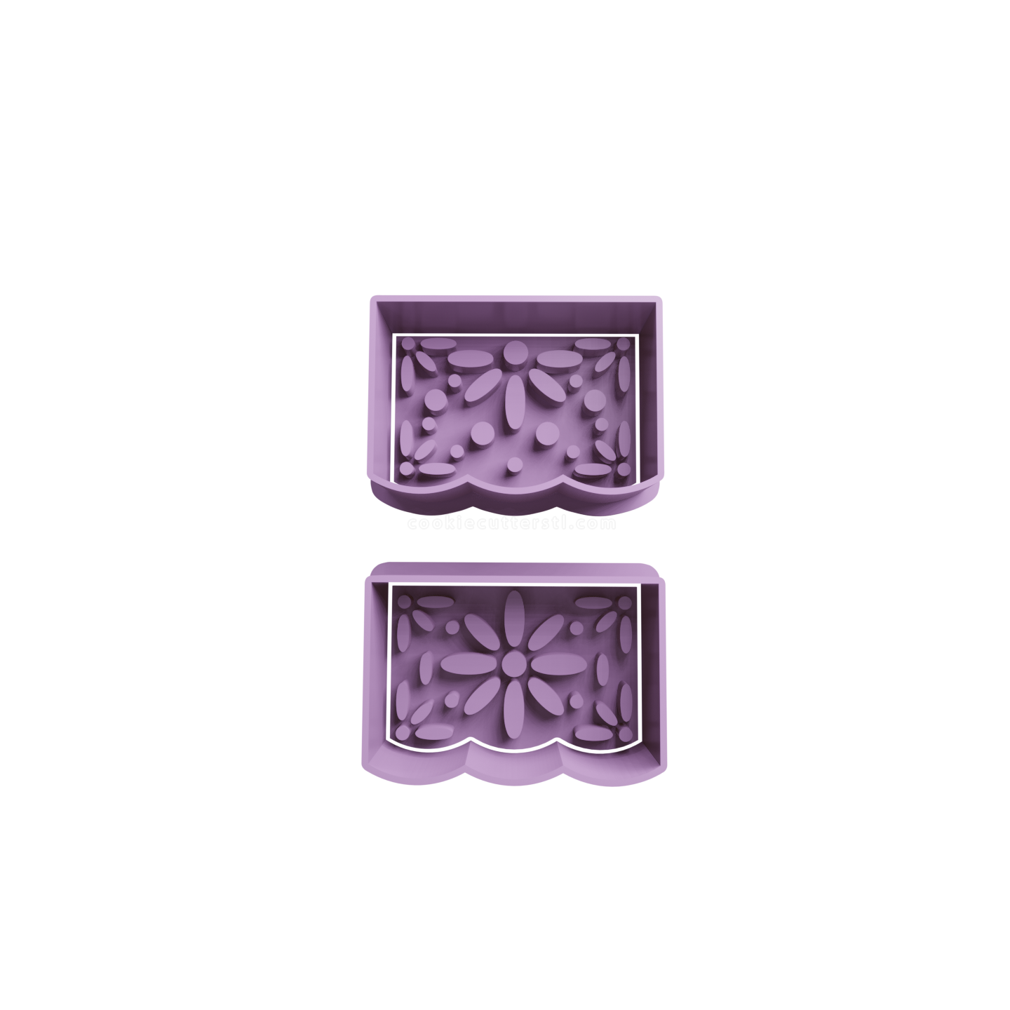 Cortante Para Aros Forma De Rectangulo Con Flores 1 Cortantes Para Galletitas Cortante Para Aros Forma De Rectangulo Con Flores