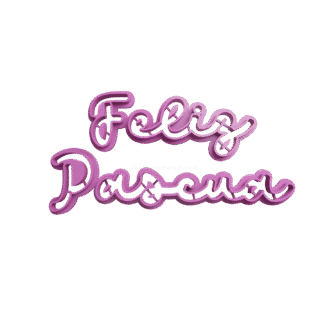 Feliz Pascua Lettering