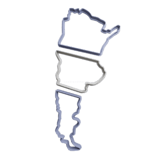 Mapa Argentina Cortantes Para Galletitas