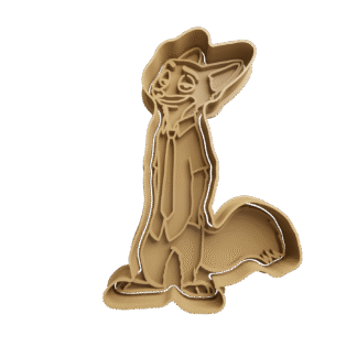 Nick Wilde Zorro De Zootopia Cortante Para Galletitas