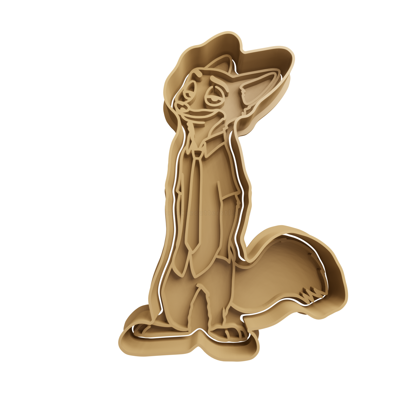 Nick Wilde Zorro De Zootopia Cortante Para Galletitas 1 Cortantes Para Galletitas Nick Wilde Zorro De Zootopia Cortante Para Galletitas