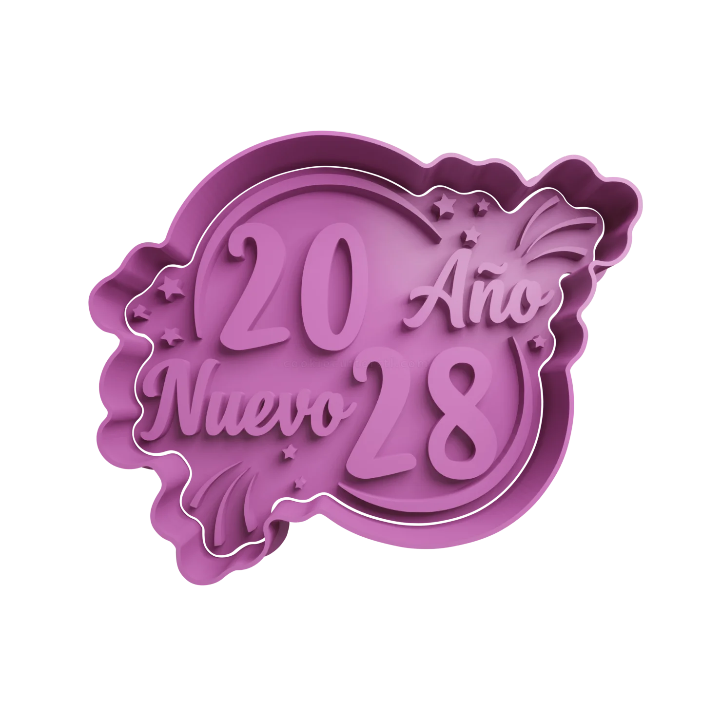 Feliz Año Nuevo Cortante Para Galletitas 2028 1 Cortantes Para Galletitas Feliz Año Nuevo Cortante Para Galletitas 2028