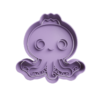 Blueberrinni Octopussini Cortante Para Galletitas