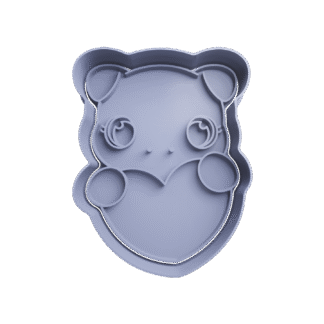 Cerdito Con Corazon San Valentin Cortante Para Galletitas