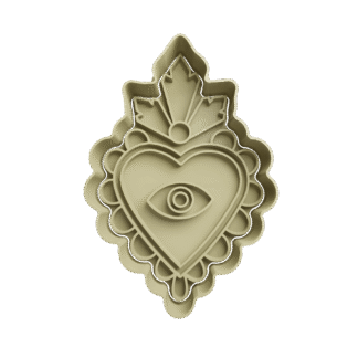 Corazon Con Ojo Cortante Para Galletitas 1