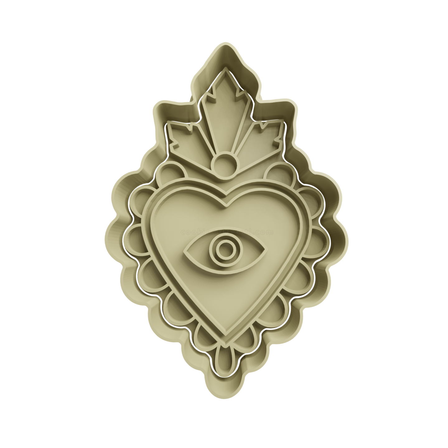 Corazon Con Ojo Cortante Para Galletitas 1 1 Cortantes Para Galletitas Corazon Con Ojo Cortante Para Galletitas 1