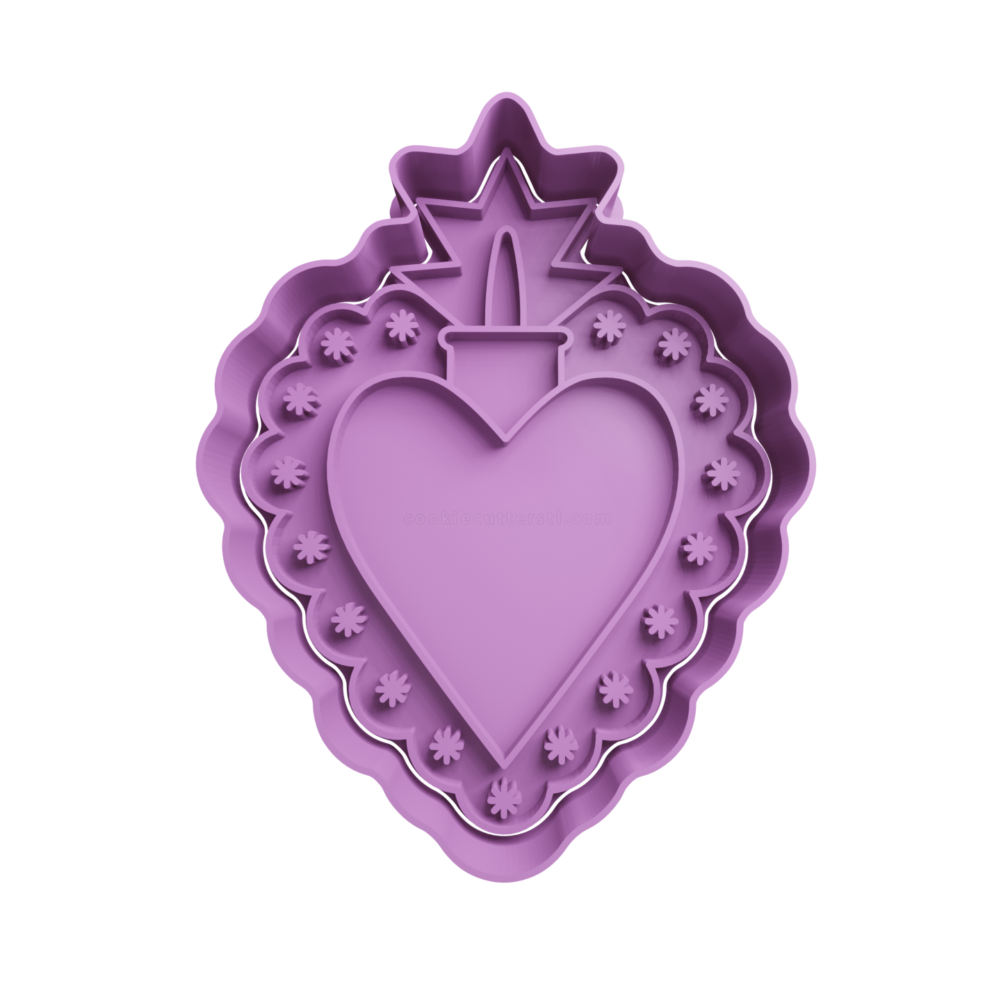 Corazon Con Ondulaciones Cortante Para Galletitas 1 1 Cortantes Para Galletitas Corazon Con Ondulaciones Cortante Para Galletitas 1