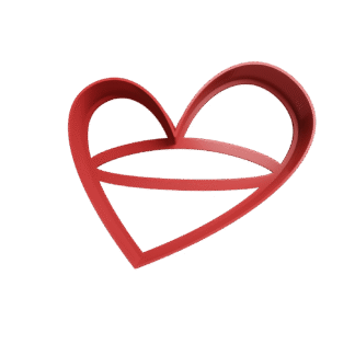 Contorno Corazón San Valentin Cortante Para Galletitas 1