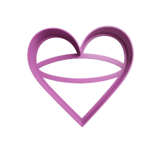 Contorno Corazón San Valentin Cortante Para Galletitas