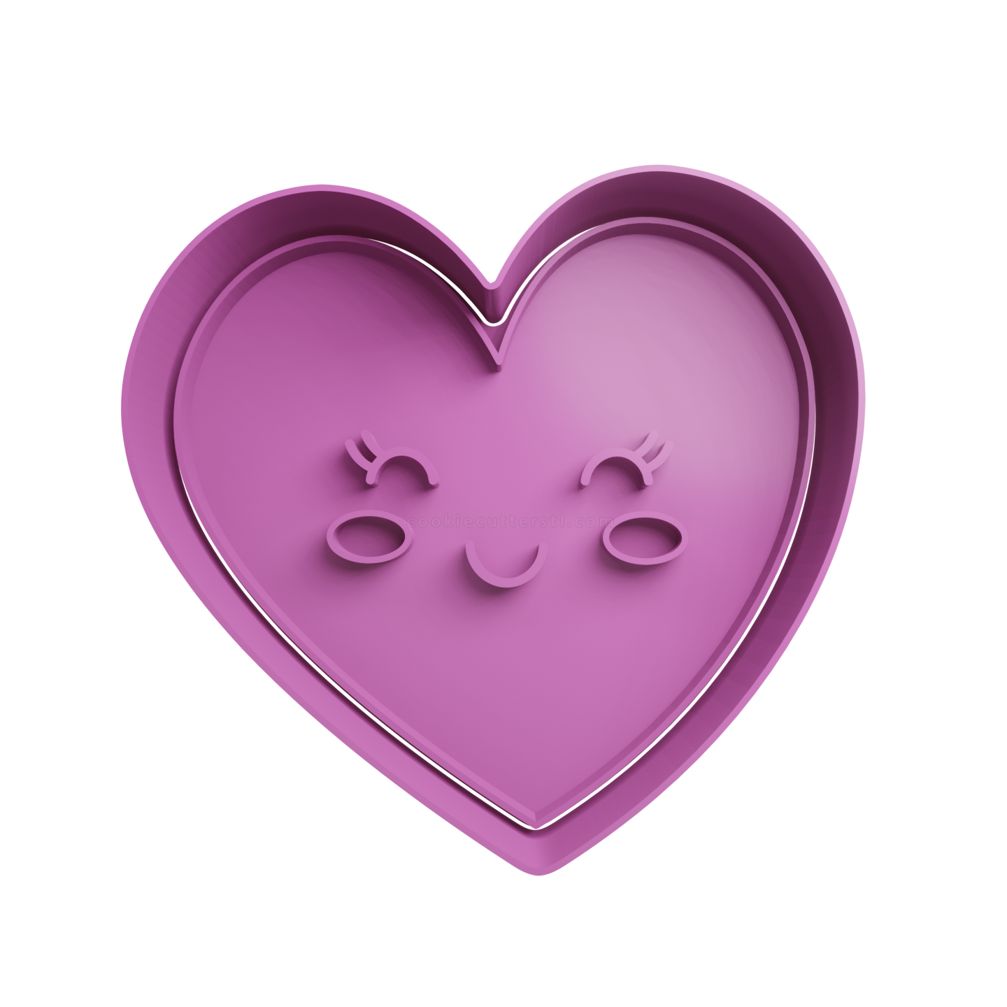 Corazon Con Carita San Valentin Cortante Para Galletitas 1 1 Cortantes Para Galletitas Corazon Con Carita San Valentin Cortante Para Galletitas 1