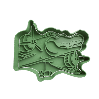 Bombardino Crocodilo Cortante Para Galletitas 3