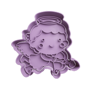 Cupido San Valentin Cortante Para Galletitas