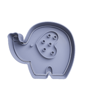 Elefante Con Corazon San Valentin Cortante Para Galletitas