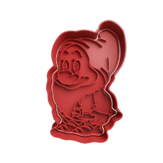 Enano Mocoso De Blanca Nieves Cortante Para Galletitas