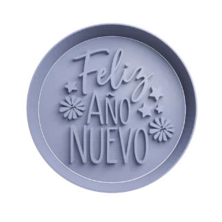 Feliz Año Nuevo Cortante Para Galletitas 1