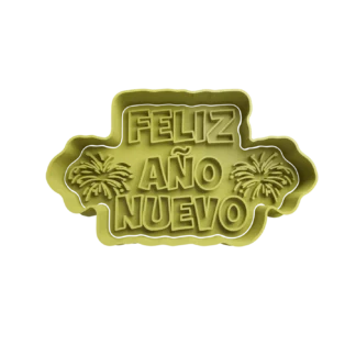 Feliz Año Nuevo Cortante Para Galletitas 3