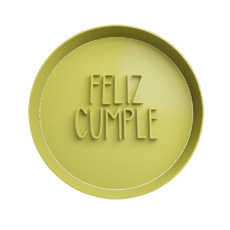 Feliz Cumple Cortante Para Galletitas