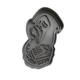 Scream Llamada San Valentin Cortante Para Galletitas