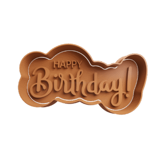 Happy Birthday Cortante Para Galletitas 3