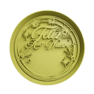 Feliz Año Nuevo Cortante Para Galletitas