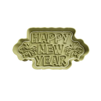 Happy New Year Cortante Para Galletitas 1
