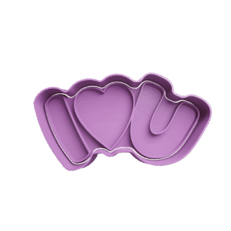 I Love You San Valentin Cortante Para Galletitas 2