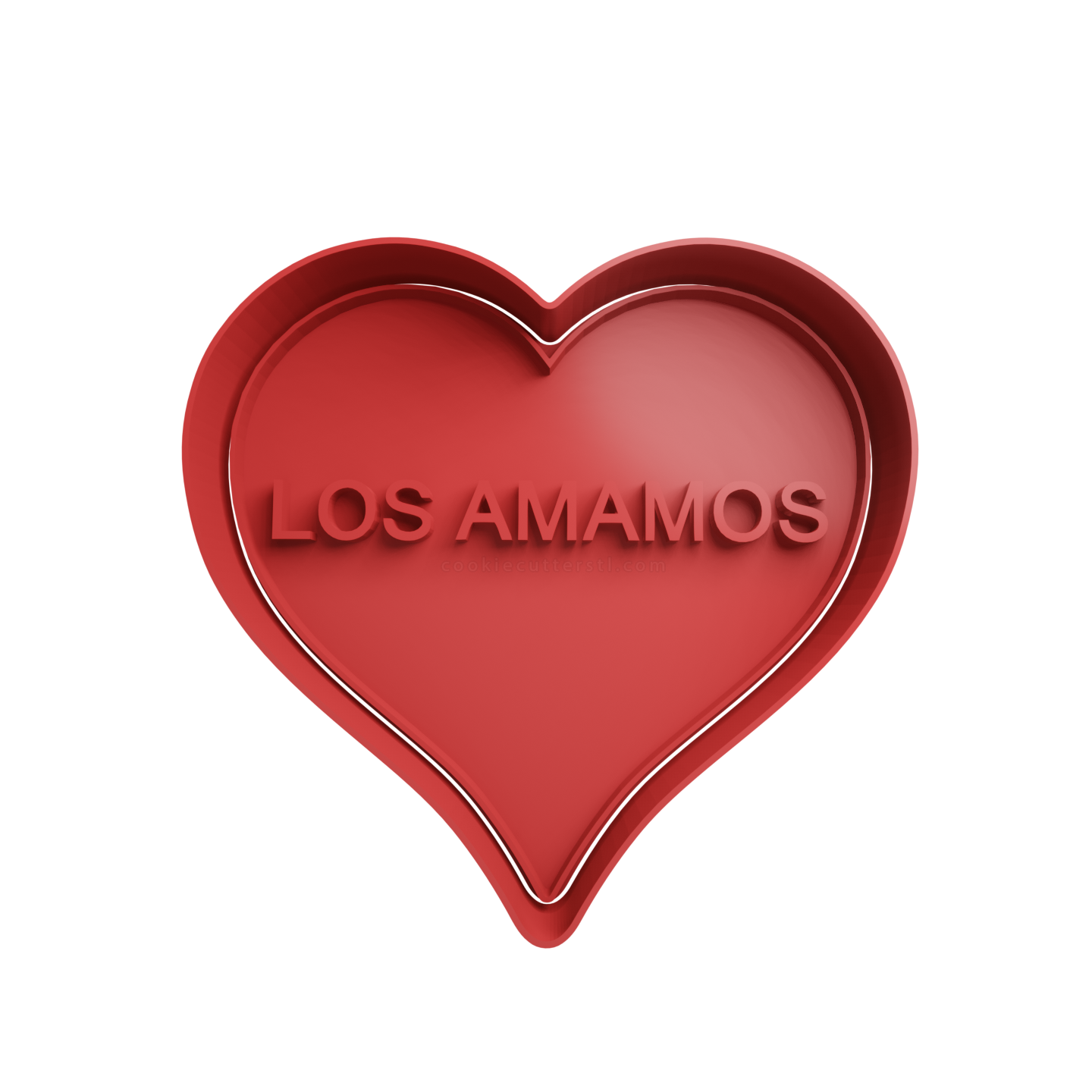 Corazon Los Amamos San Valentin Cortante Para Galletitas 1 Cortantes Para Galletitas Corazon Los Amamos San Valentin Cortante Para Galletitas