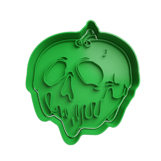 Manzana Envenenada De Blanca Nieves Cortante Para Galletitas