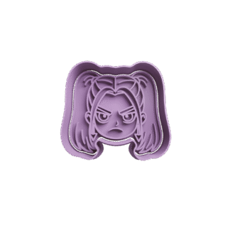 Cabeza De Mira Guerrera Kpop Mini Cortante Para Galletitas 3