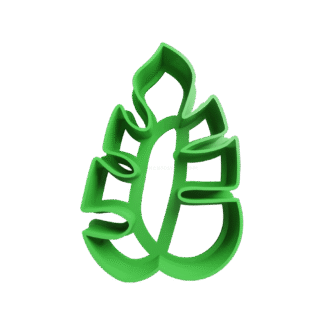 Contorno Hoja Monstera Cortante Para Galletitas 1