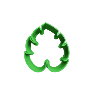 Contorno Hoja Monstera Mini Cortante Para Galletitas